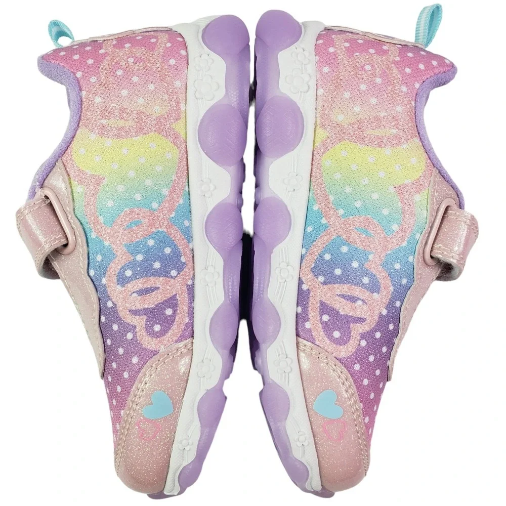 Disney Minnie Mouse Girls Light Up‎ Light Up Shoes Size 9 (17cms) New